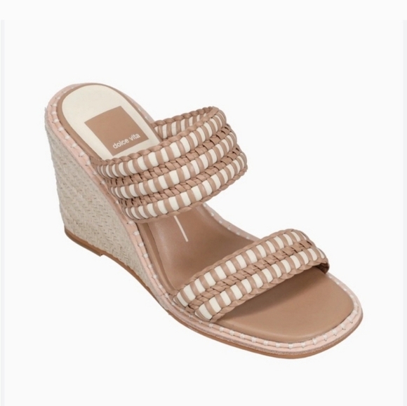 🔹️ Dolce Vita🔹️ Abigal Wedge Sandal size 8.5 NWOB ✨️🤍 - Picture 4 of 6